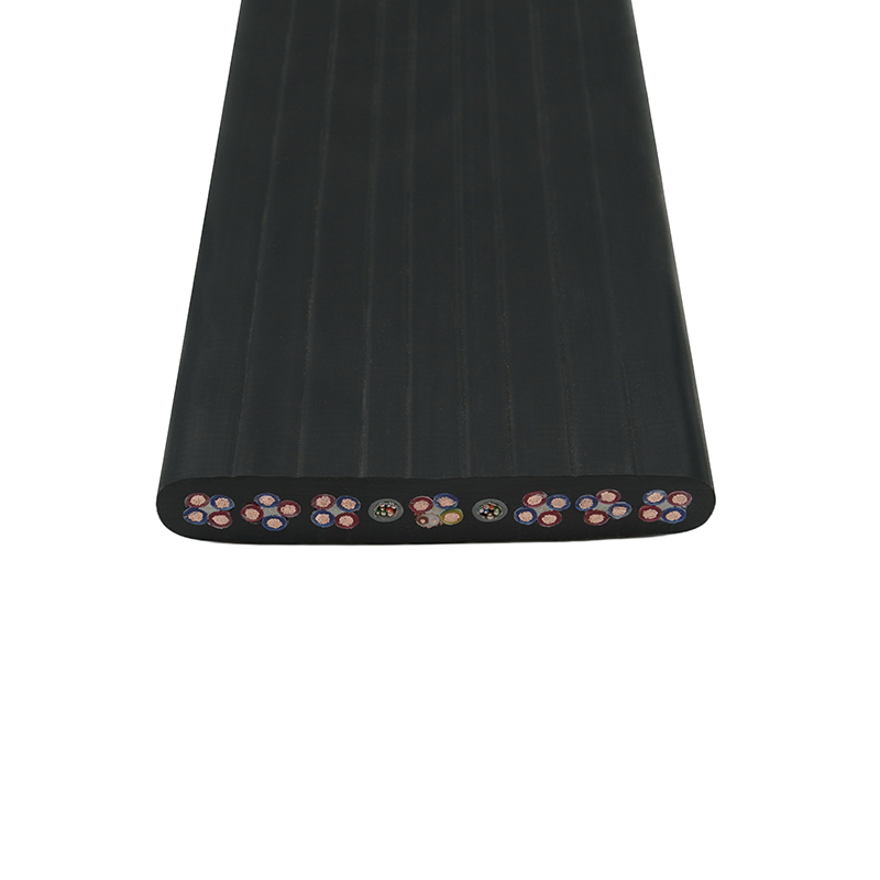 Câble plat de contrôle intégré pour éclairage de scène