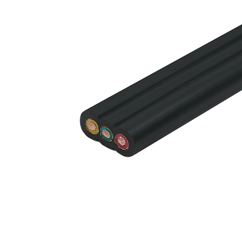 Câble plat d'ascenseur protégé par gaine en PVC isolée par PVC à noyau de cuivre