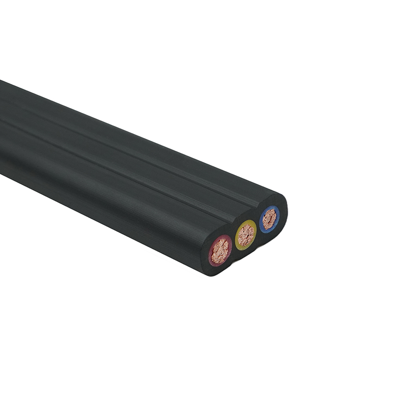 Câble plat de déplacement de grue à gaine PVC