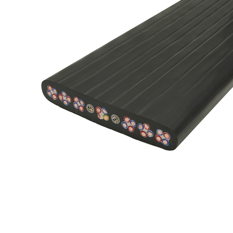 Câble plat de contrôle intégré pour éclairage de scène