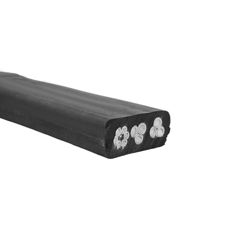 Câble en caoutchouc général plat moyen