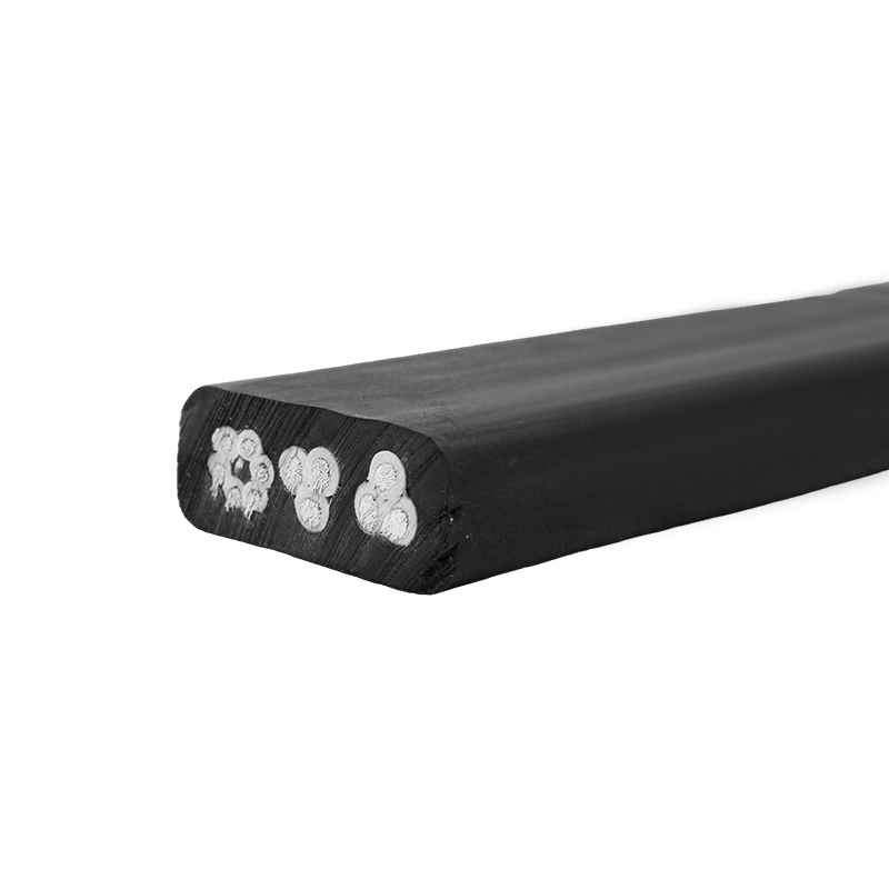 Câble en caoutchouc général plat moyen