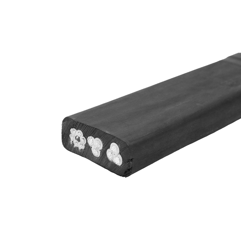 Câble en caoutchouc général plat moyen